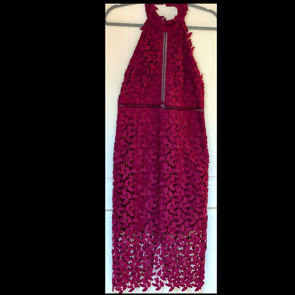 Lacy red dress